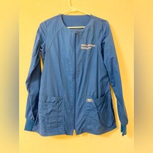 HCA Royal Blue Cherokee Workwear Scrub Jacket